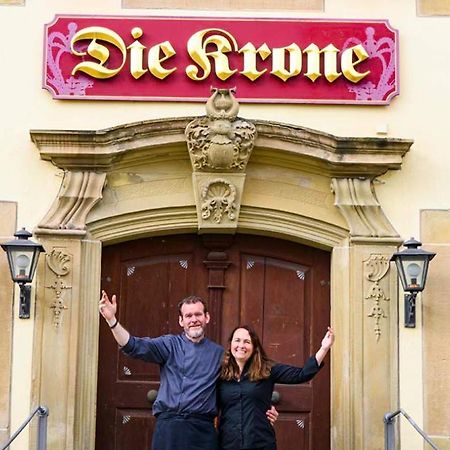 Gasthof Die Krone Schwabisch Hall Bagian luar foto