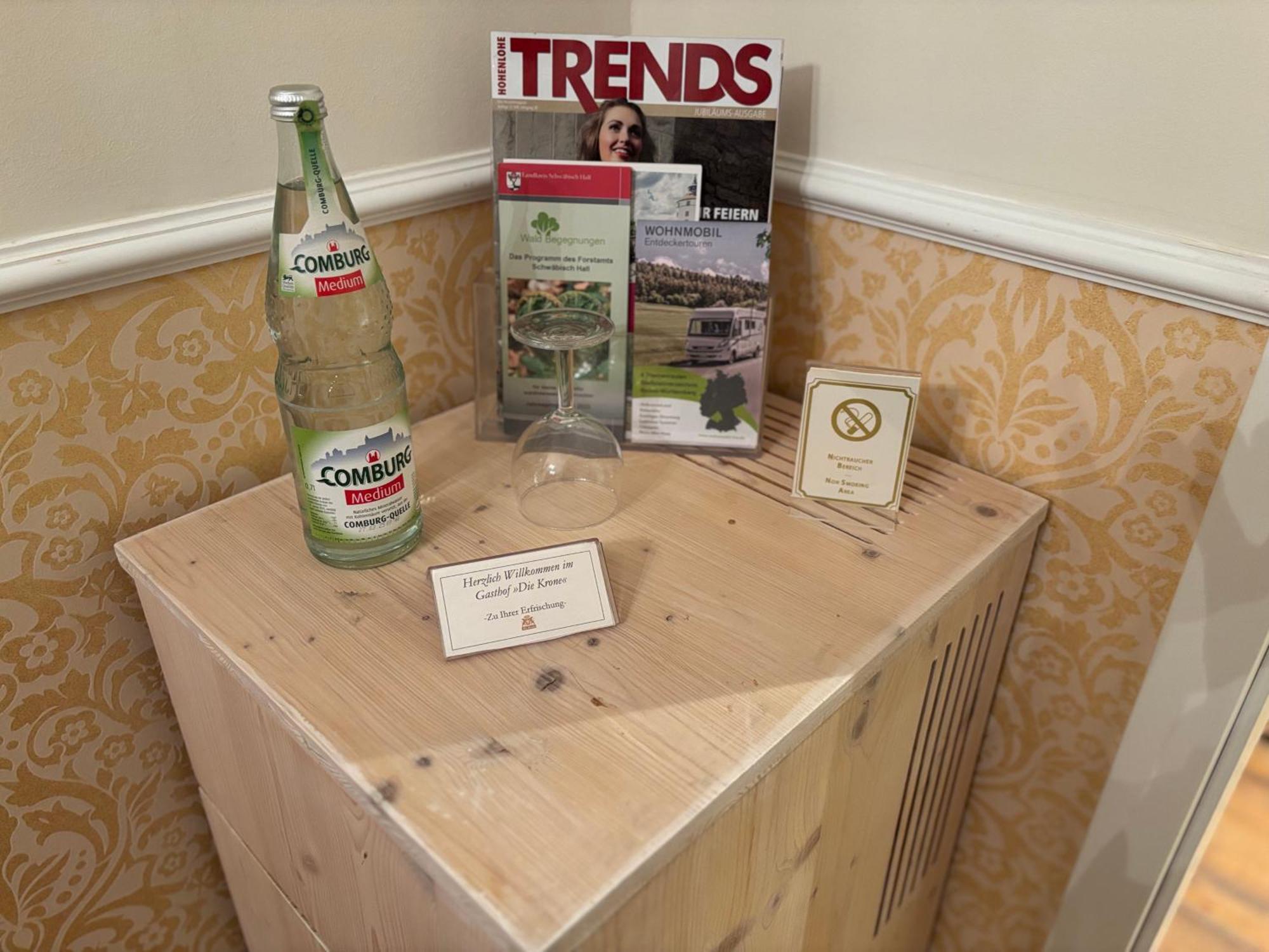 Gasthof Die Krone Schwabisch Hall Bagian luar foto